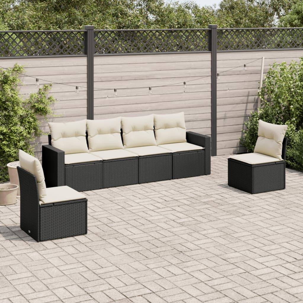 VidaXL Garten sofagarnitur poly-rattan