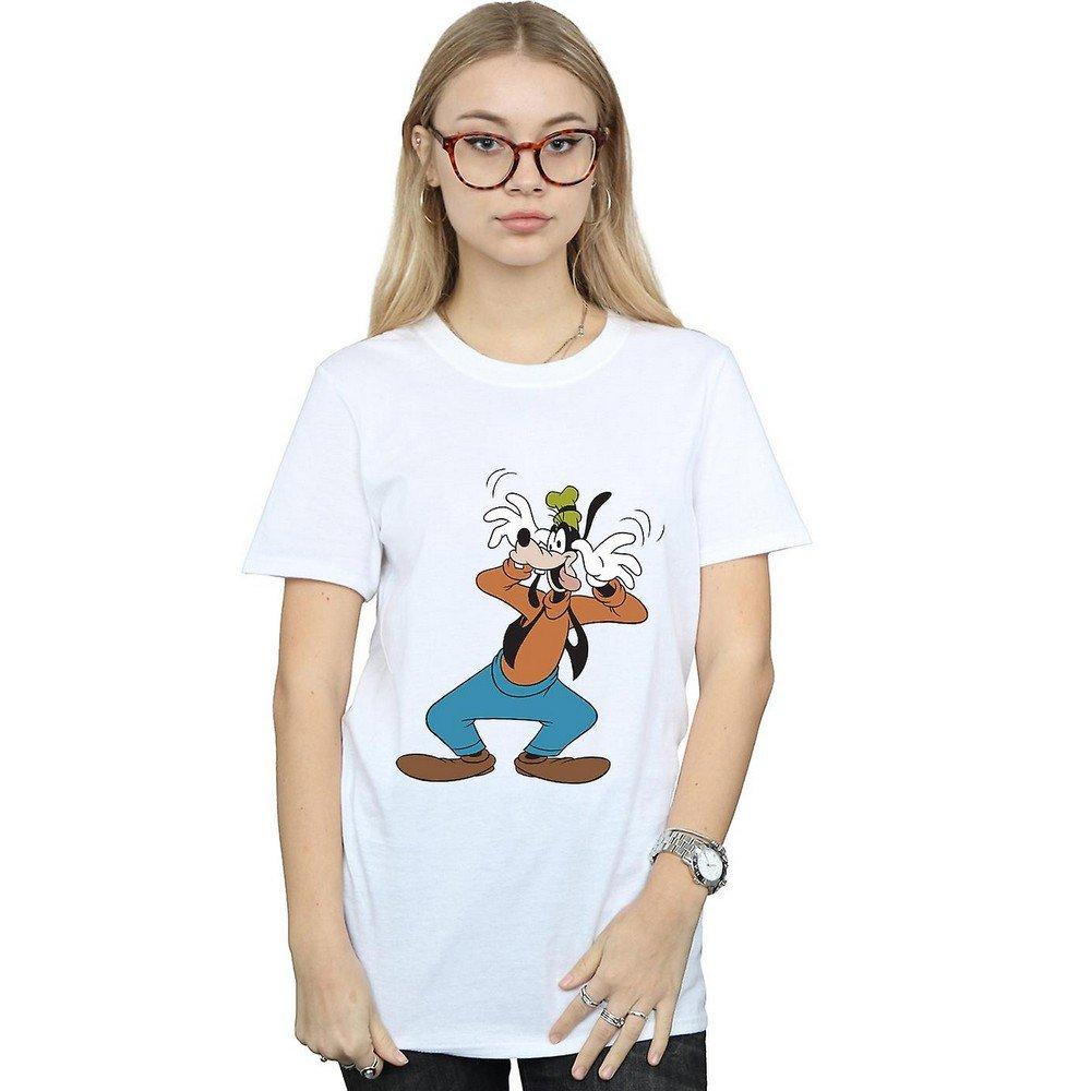 Disney Goofy Print Kurzarm T-Shirt