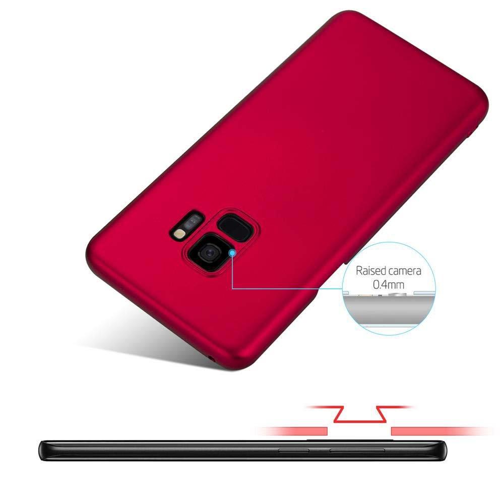 Cadorabo Hülle für Samsung Galaxy S9 Hard Case in Metall Optik