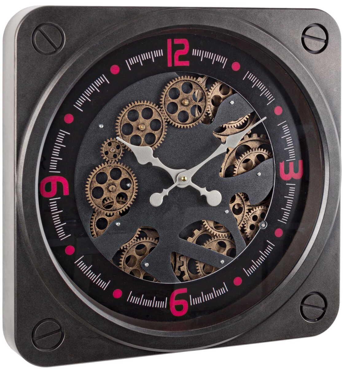 mutoni Wanduhr Engrenage M012 49x49