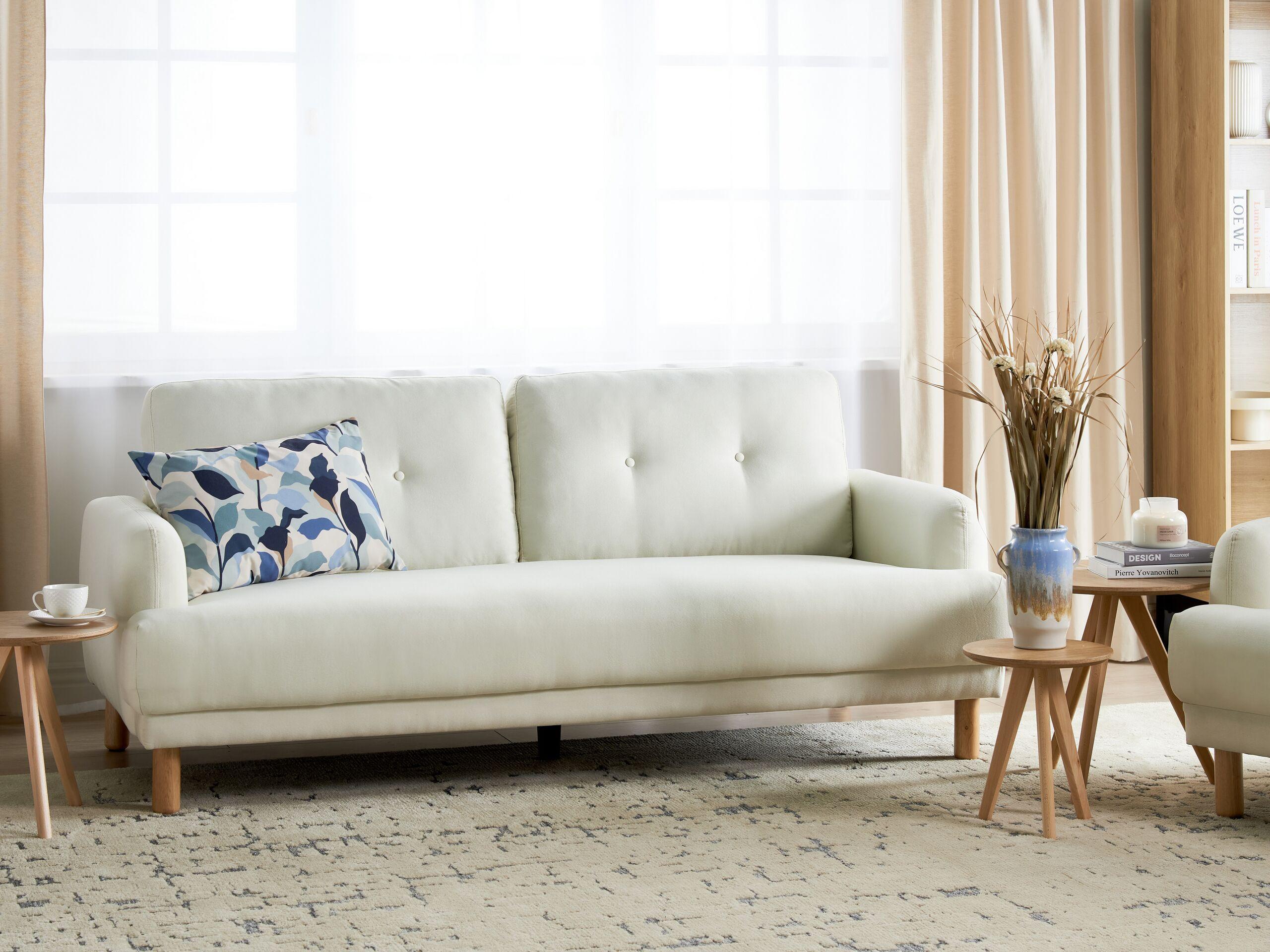 Beliani 3 Sitzer Sofa aus Polyester Retro TUVE
