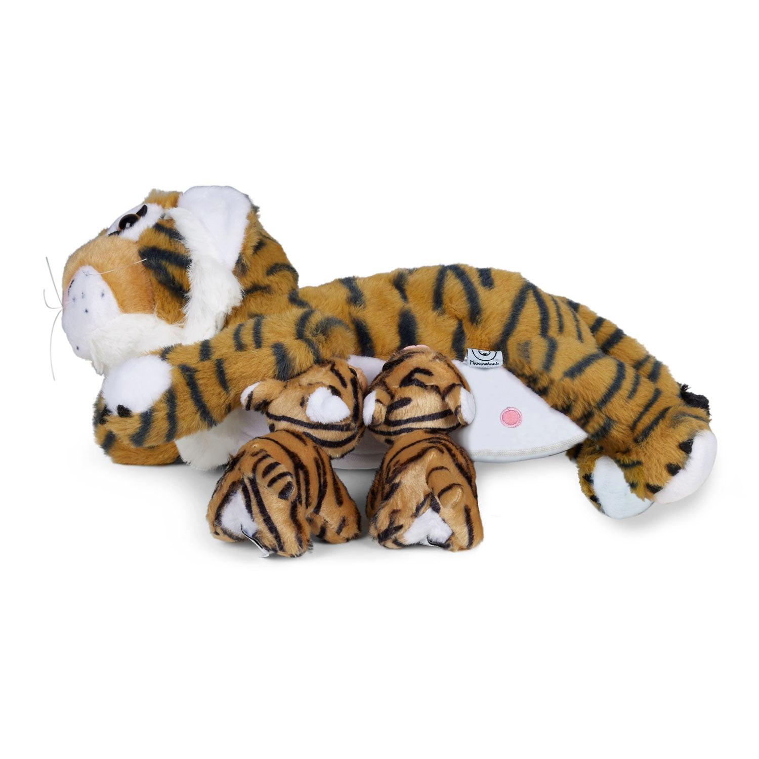 Mamanimals Mamanimals Plüschtier Set Mama Tiger und Babys, getigert