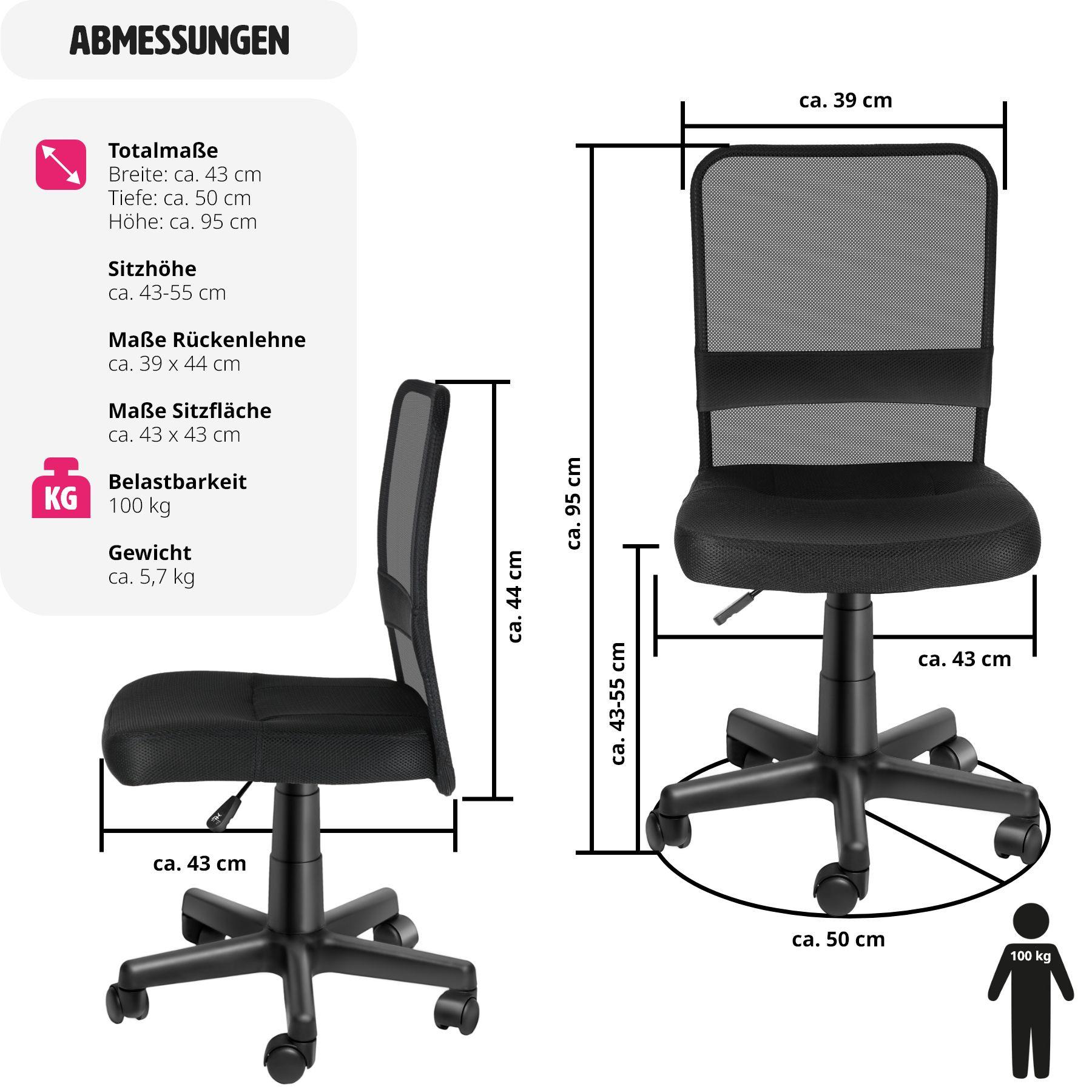 Tectake Bürostuhl Patrick