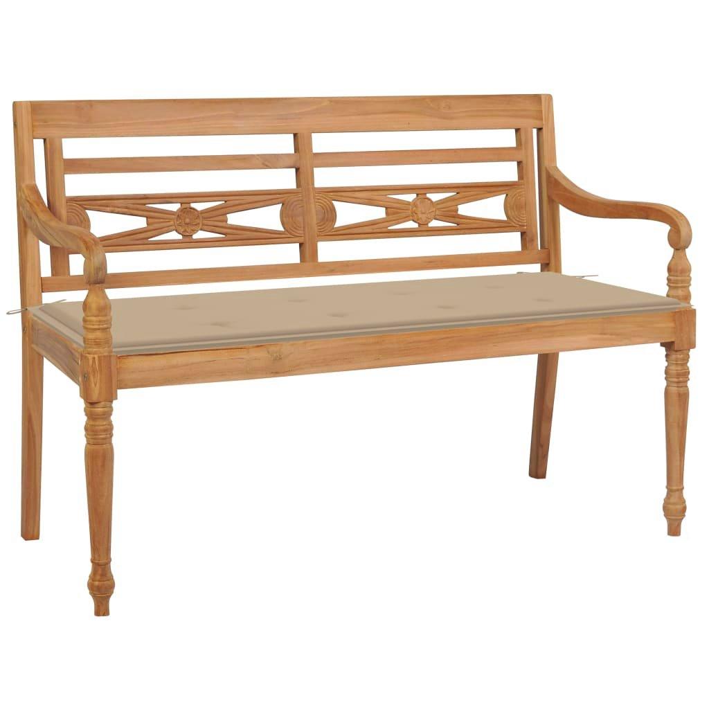 VidaXL Bank teak