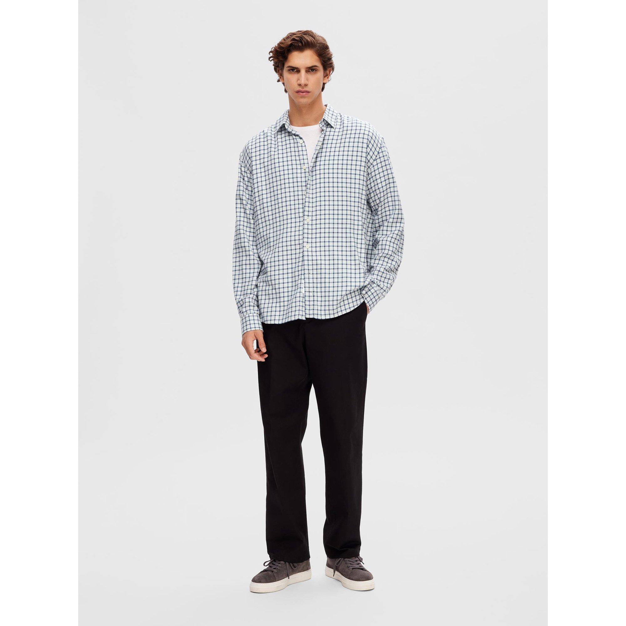 SELECTED SLHRegowen Mini Check Langarm Hemd