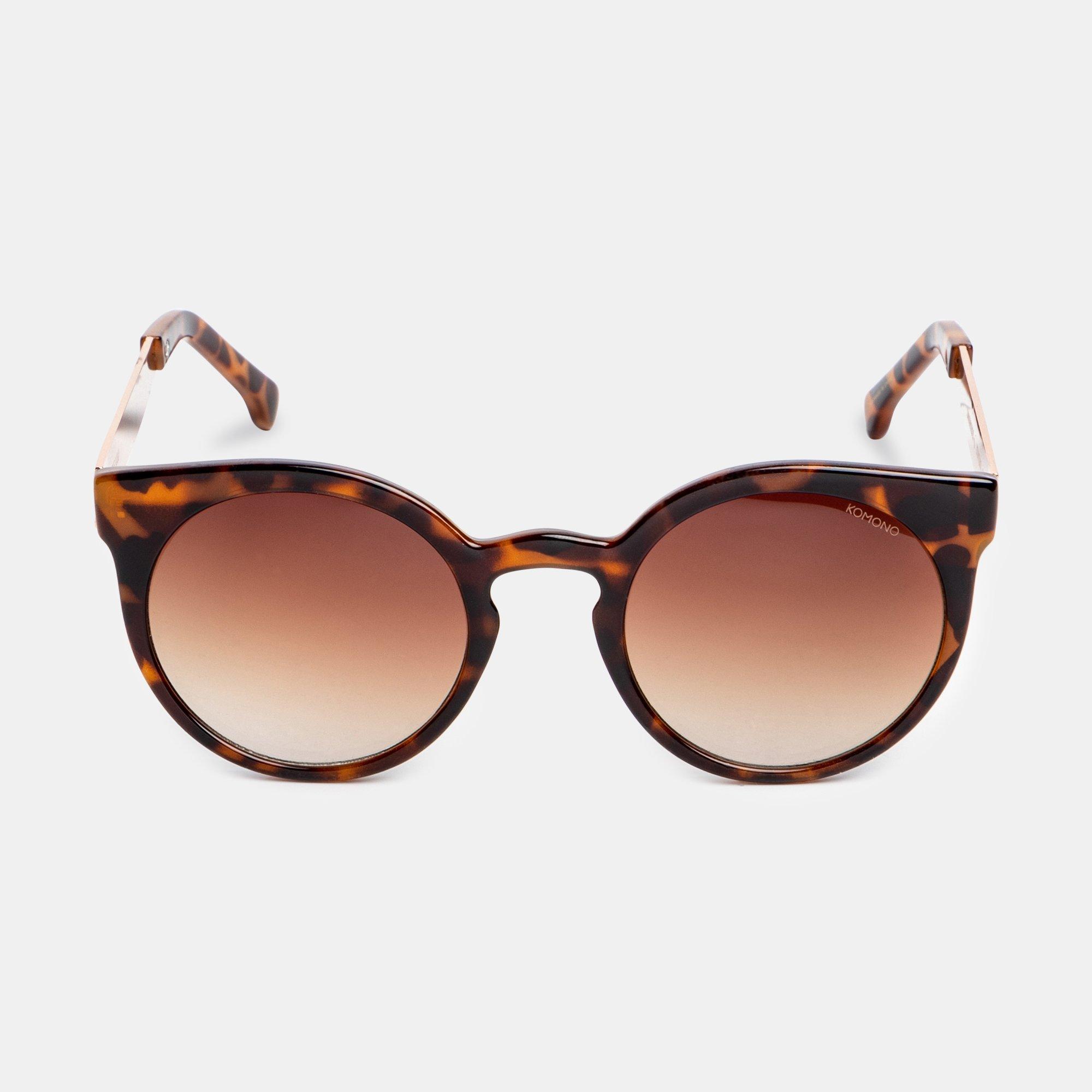 KOMONO Lulu Metal Runde Sonnenbrille mit Etui