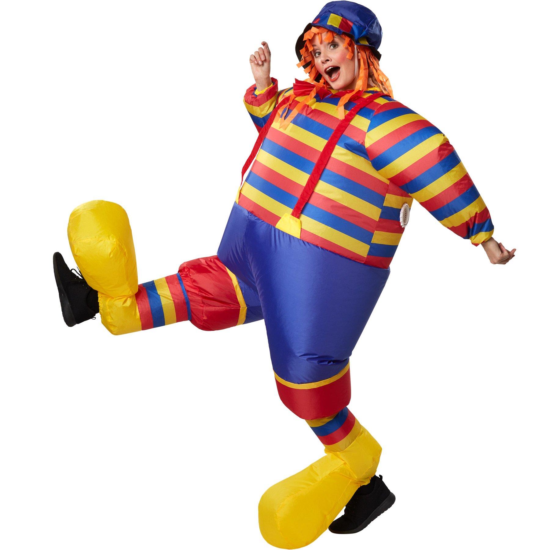 Tectake Aufblasbares Kostüm Clown