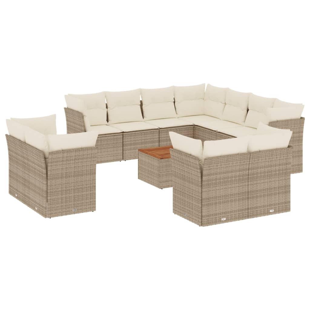 VidaXL Garten sofagarnitur poly-rattan