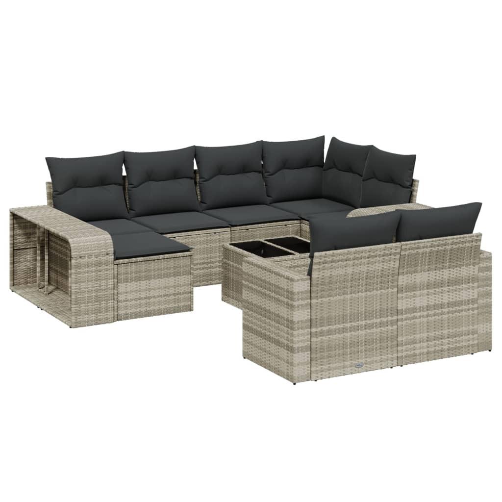 VidaXL Garten sofagarnitur poly-rattan