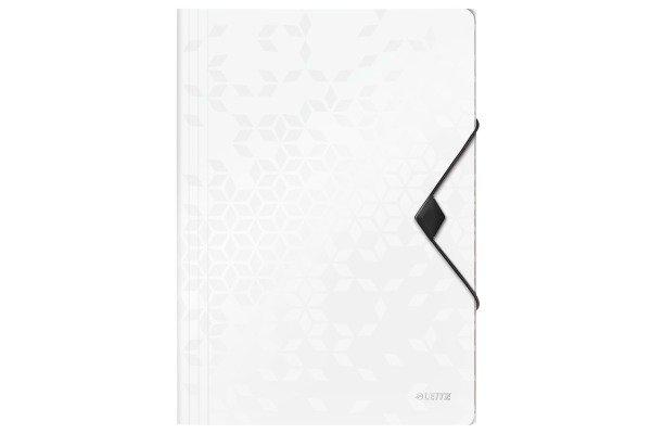 Leitz LEITZ Sammelmappe WOW A4 4599-00-01 weiss für 150 Blatt