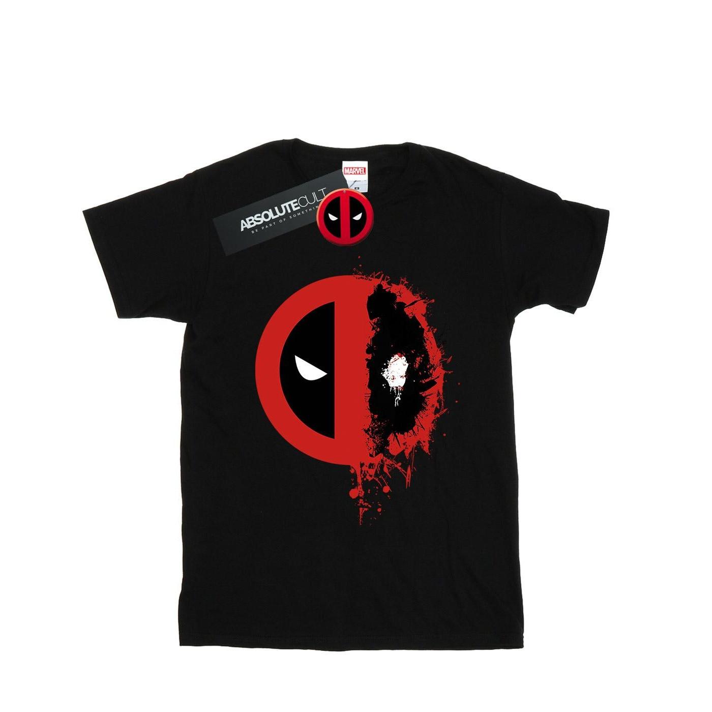 MARVEL Deadpool Logo Splatter T-Shirt
