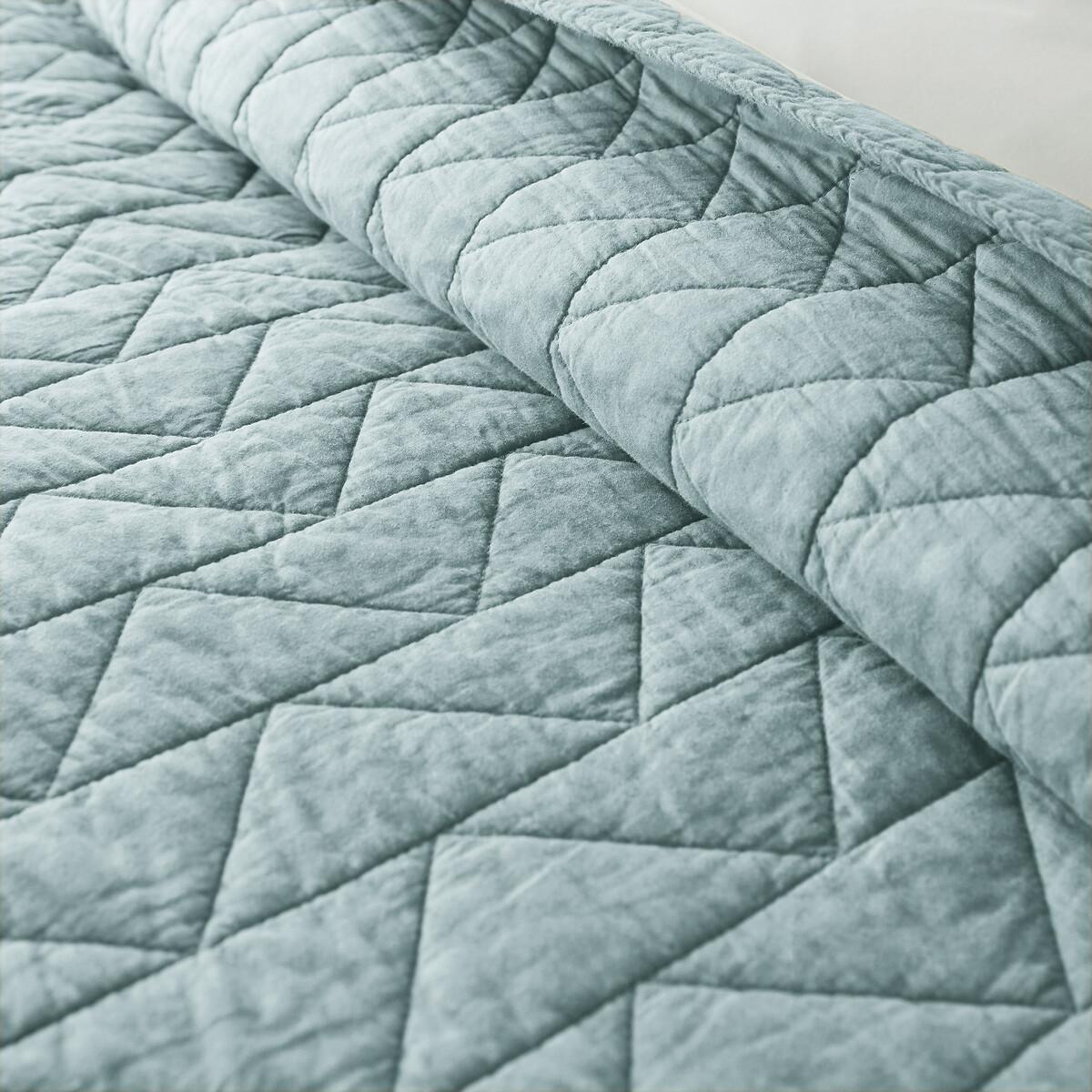 La Redoute Intérieurs Gesteppte Tagesdecke Scenario mit Zickzack-Muster