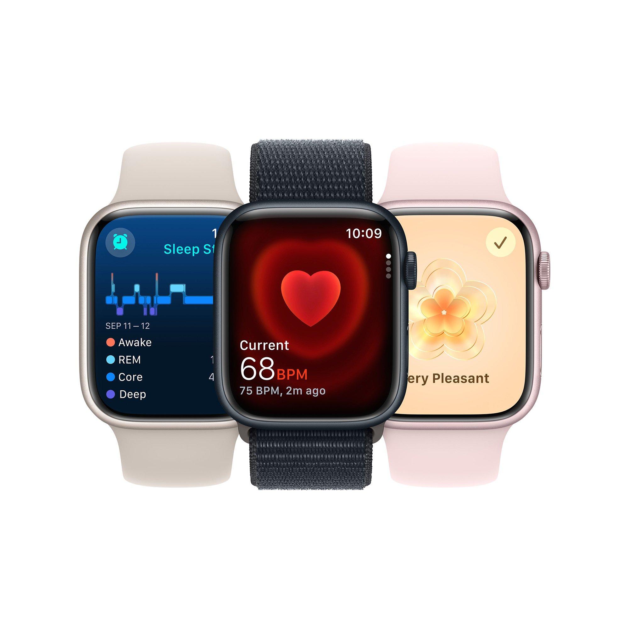 Apple Watch Series 9, Aluminium, GPS+Cellular, 41mm Smartwatch