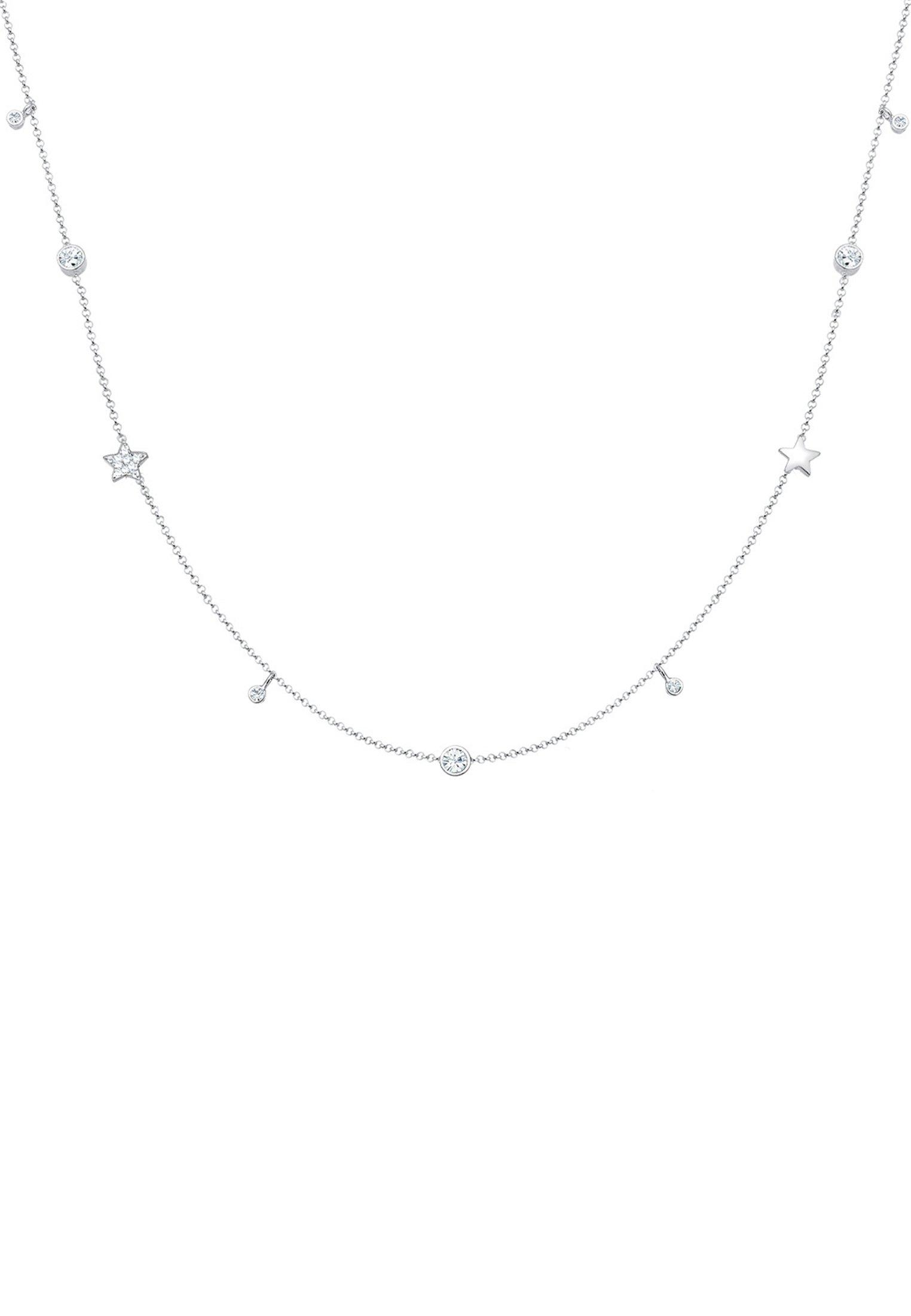 Elli Halskette Solitär Sterne Kristalle