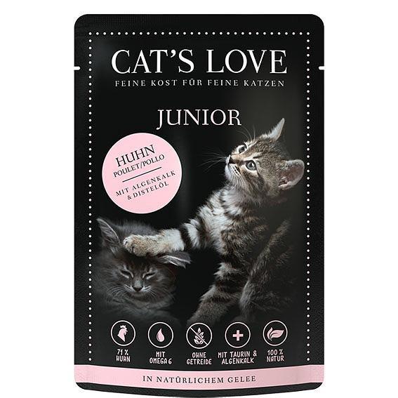 Cat's Love Junior Huhn, 85g