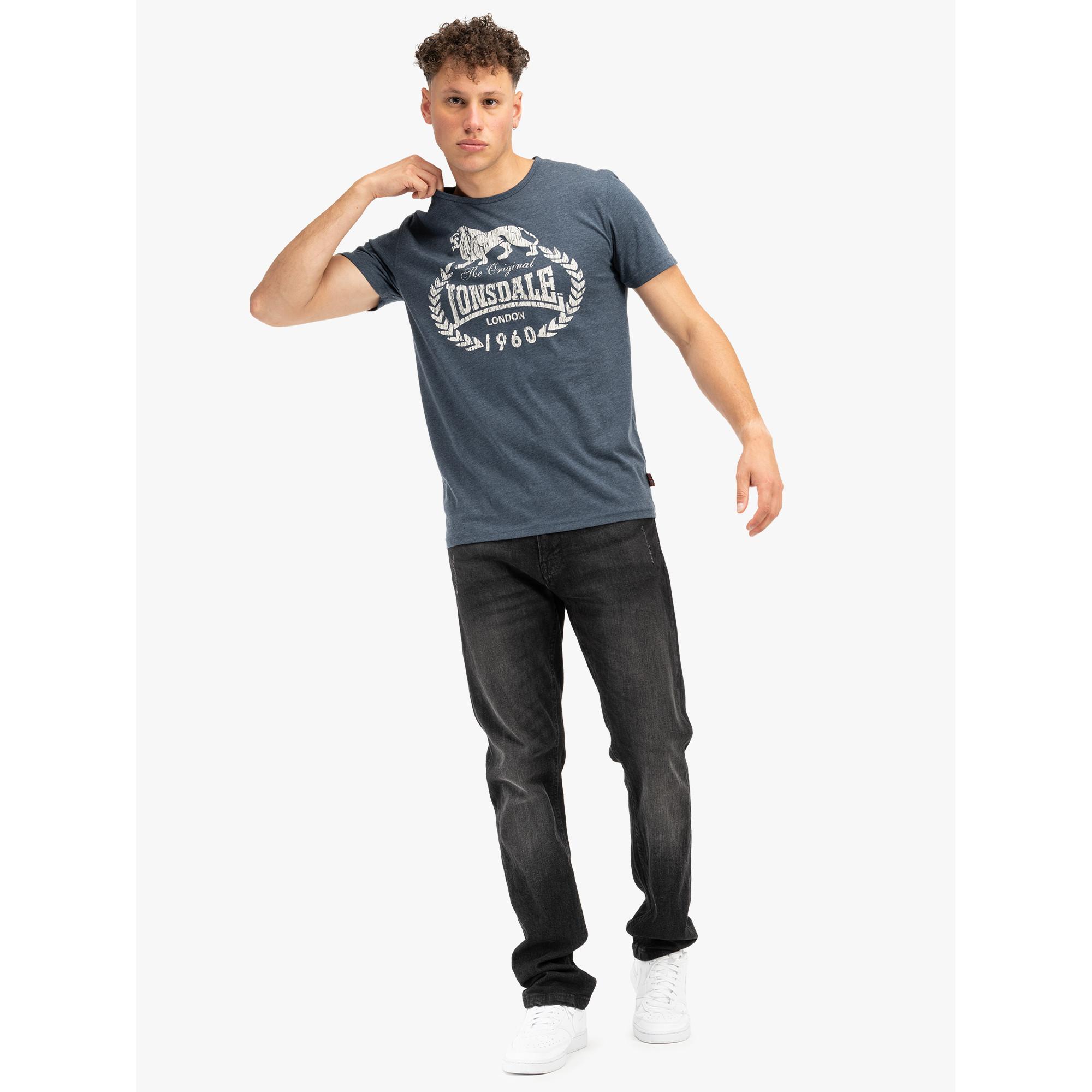 LONSDALE Ollie T-Shirt mit Union Jack Abzeichen