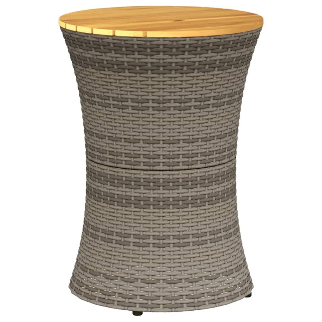 VidaXL Garten beistelltisch poly-rattan