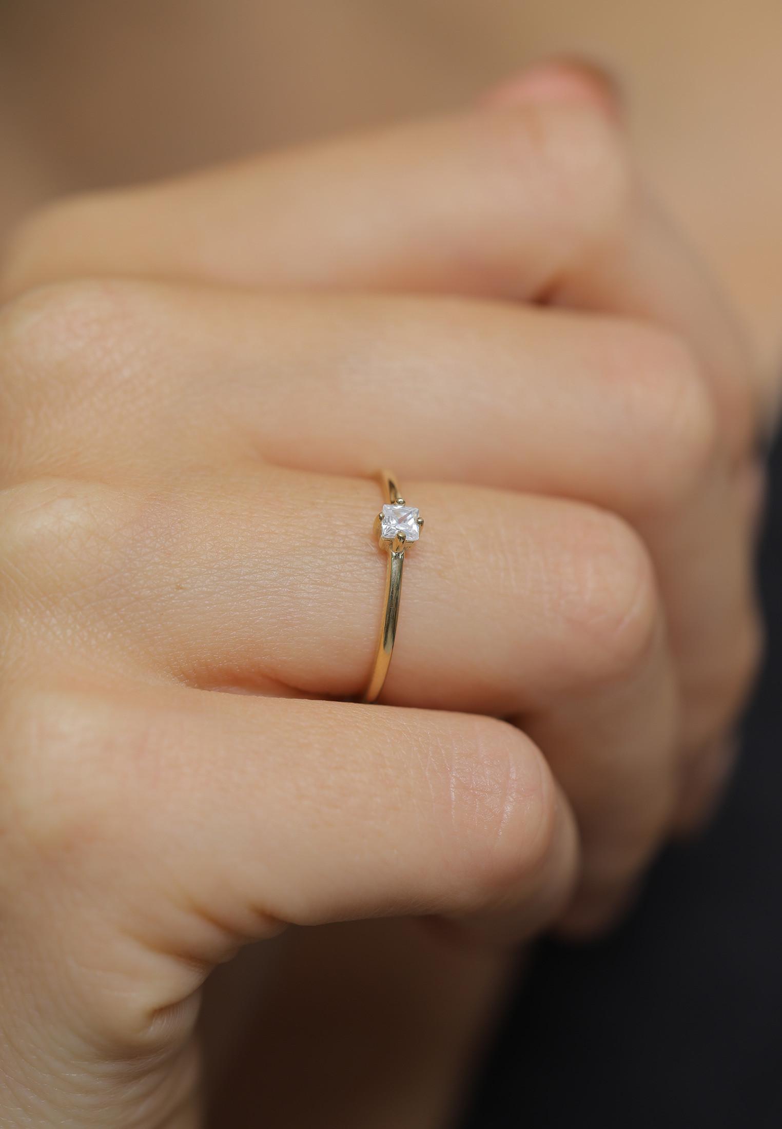 Elli Ring Zirkonia Solitär