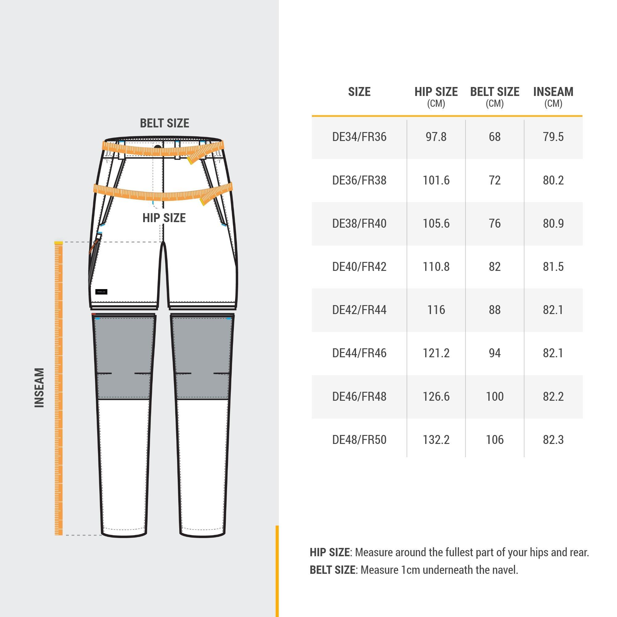 FORCLAZ Zip-off-Hose - TREK 100