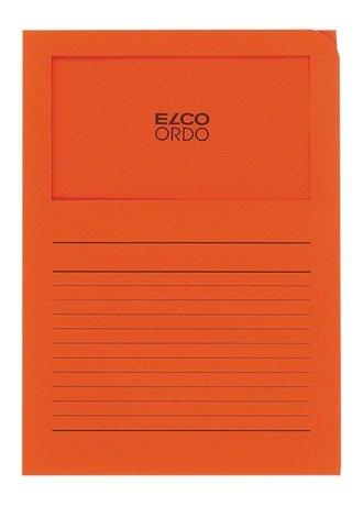 elco ELCO Sichthülle Ordo 120g A4 29489.82 orange, Fenster 100 Stück