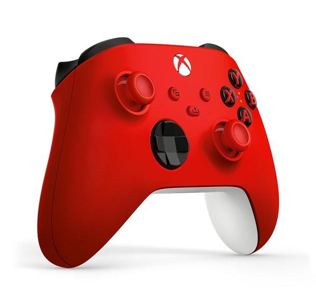Microsoft Pulse Red Rot Bluetooth/USB pad Analog / Digital Xbox, Xbox One, Xbox Series S, Xbox Series X