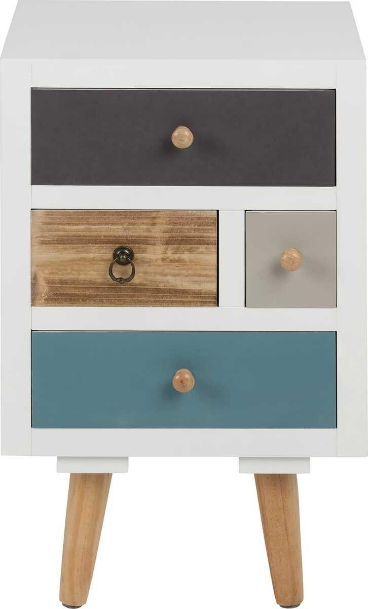 mutoni Nachttisch Engadin mehrfarbig