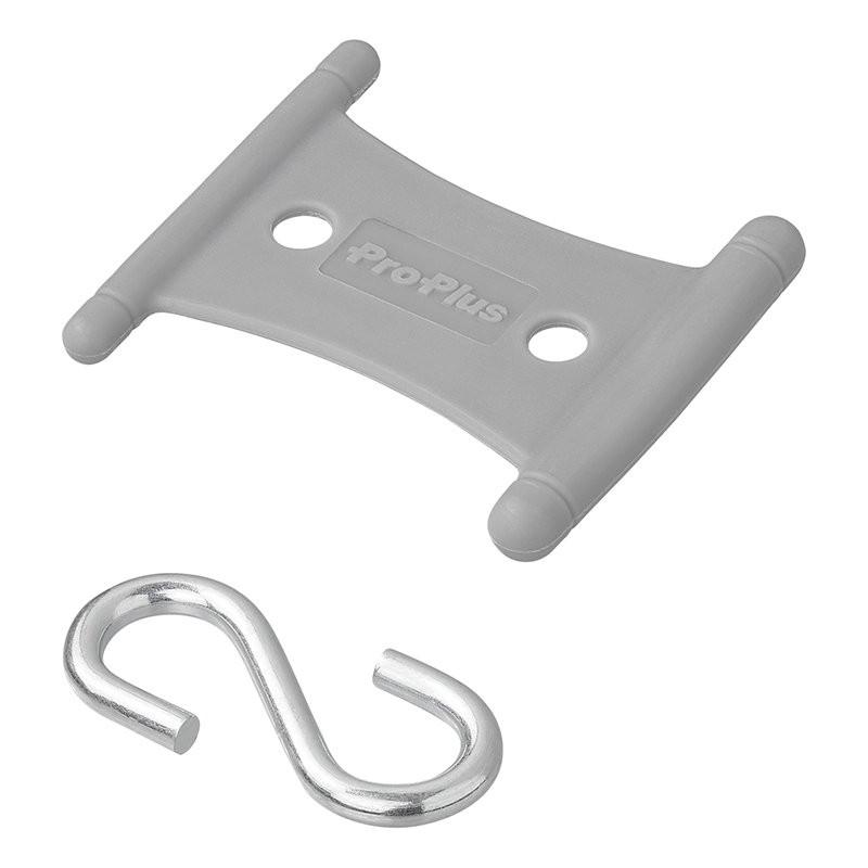 Pricenet Kleiderbügel mit S-Haken für Zeltschiene 5/6 mm und 7/8 mm – Set mit 6 Stück