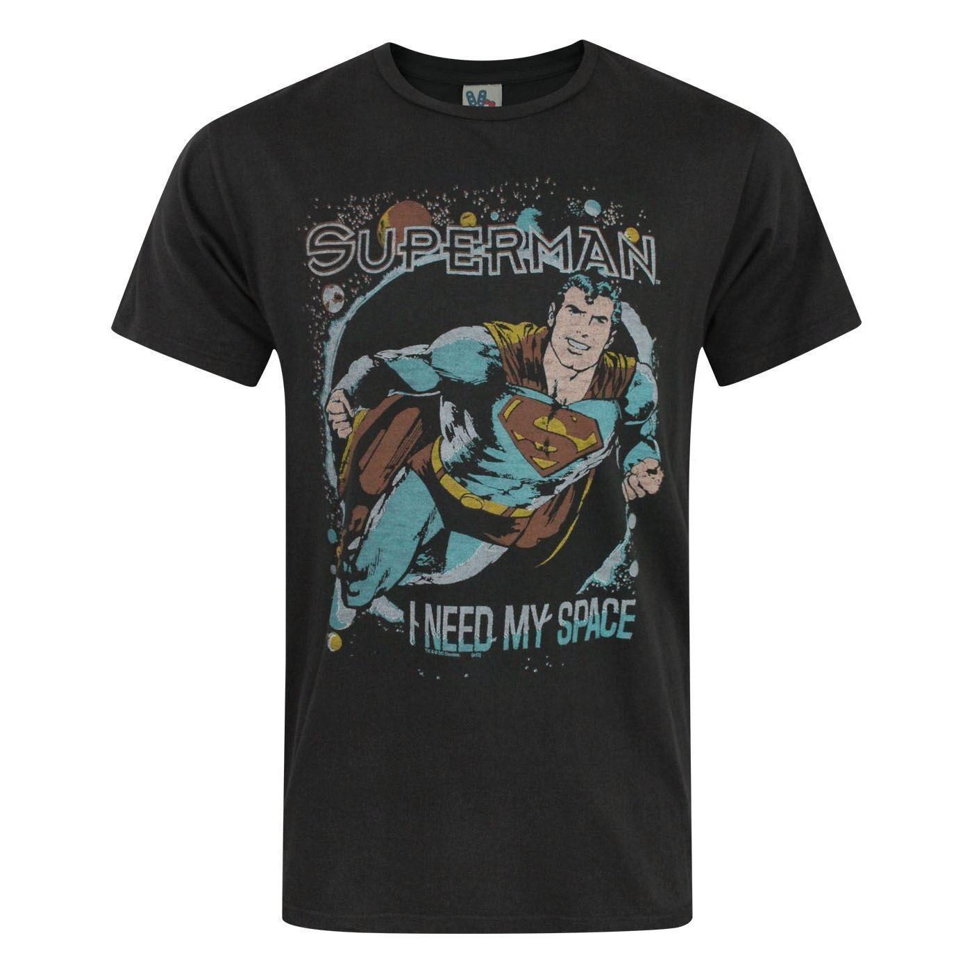 Junk Food Superman I Need My Space T-Shirt