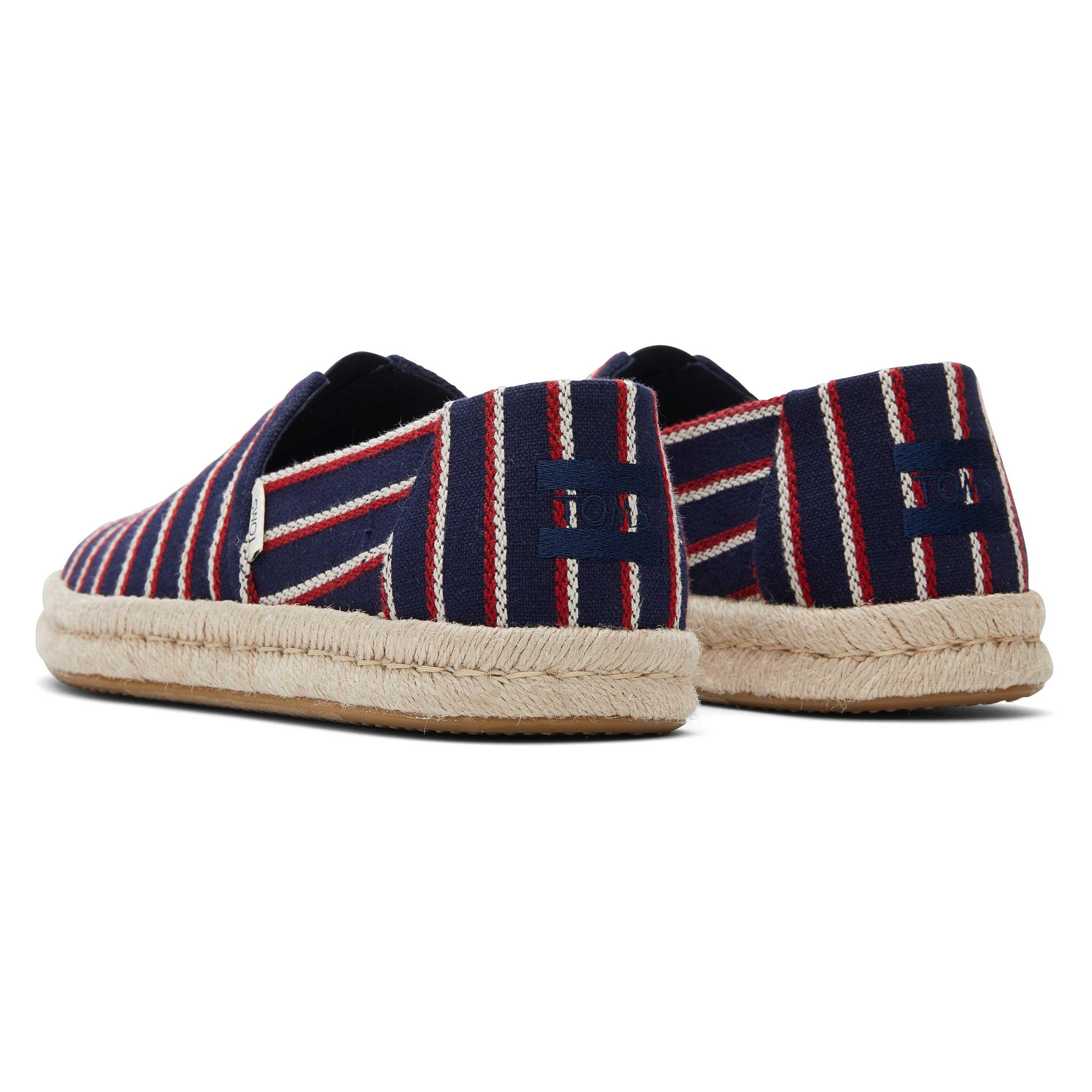 TOMS gestreifte espadrilles alpargata rope 2.0