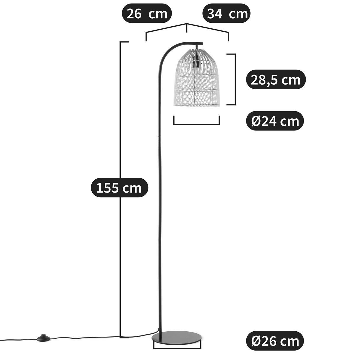 La Redoute Intérieurs Stehlampe Dankia