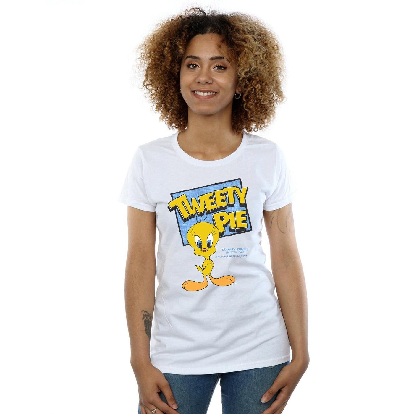 LOONEY TUNES Tweety Print Kurzarm T-Shirt