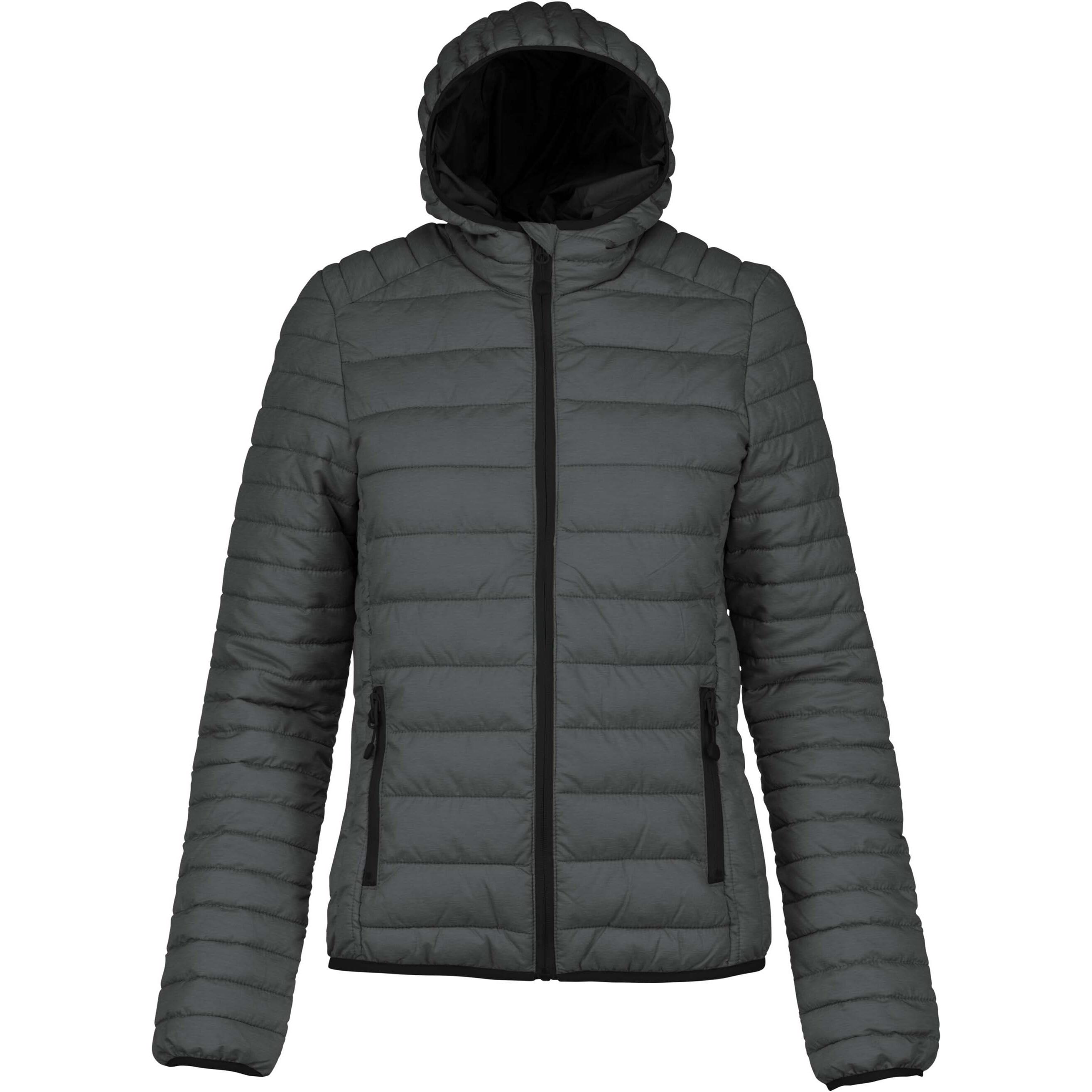 Kariban damen-daunenjacke légère capuche