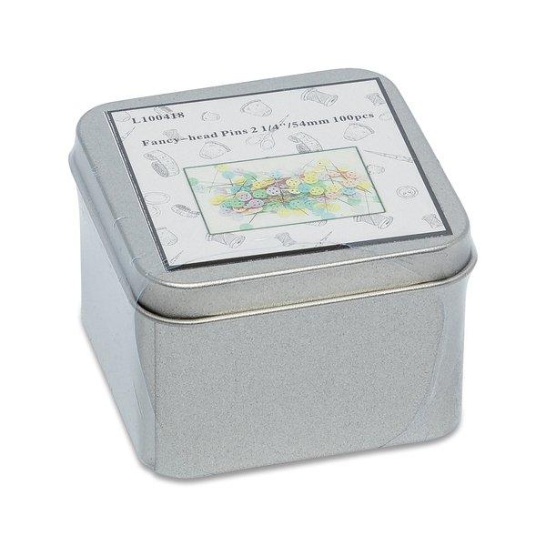 Manor Stricknadel Stecknadeln Knöpfe in Box