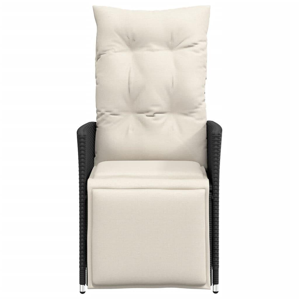 VidaXL Gartensessel verstellbar poly-rattan