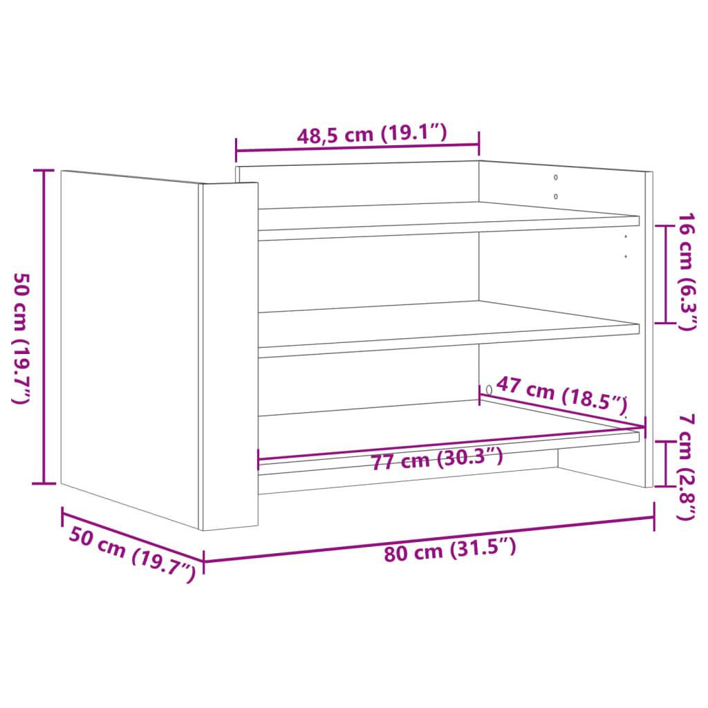 VidaXL Couchtisch holzwerkstoff