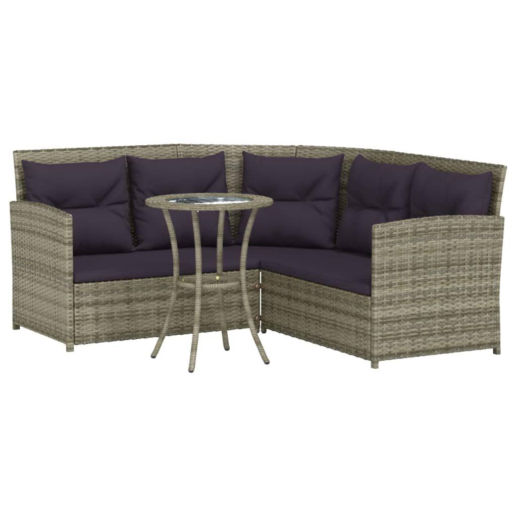 VidaXL Garten lounge set poly-rattan