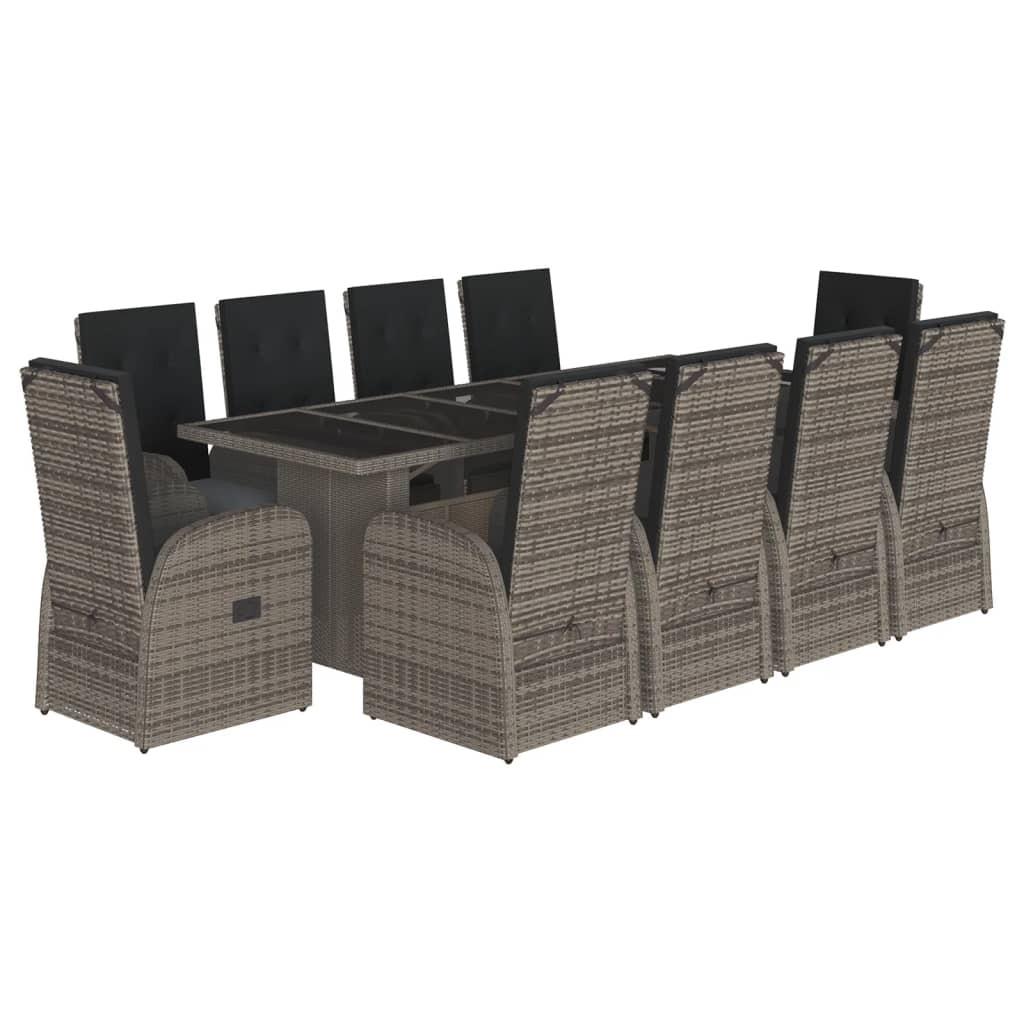VidaXL Garten essgruppe poly-rattan