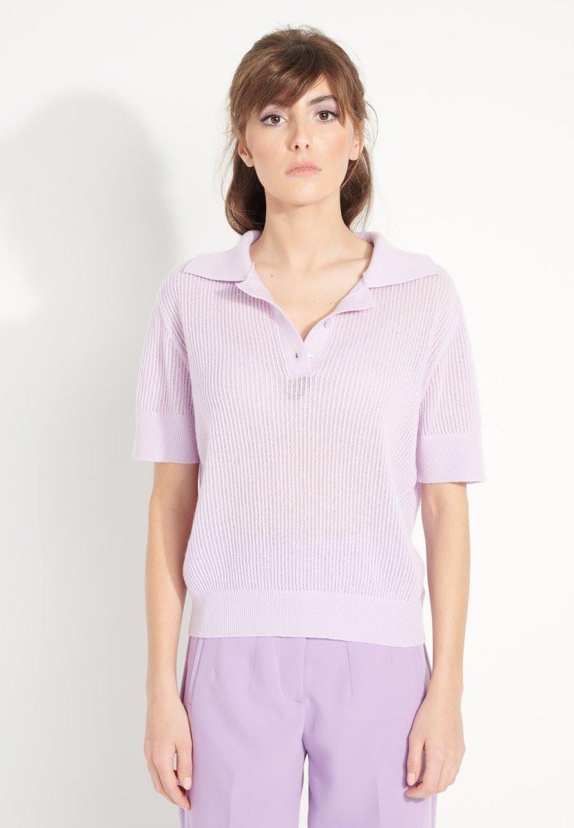 Studio Cashmere8 AVA 1 Kurzarm Polo-Shirt
