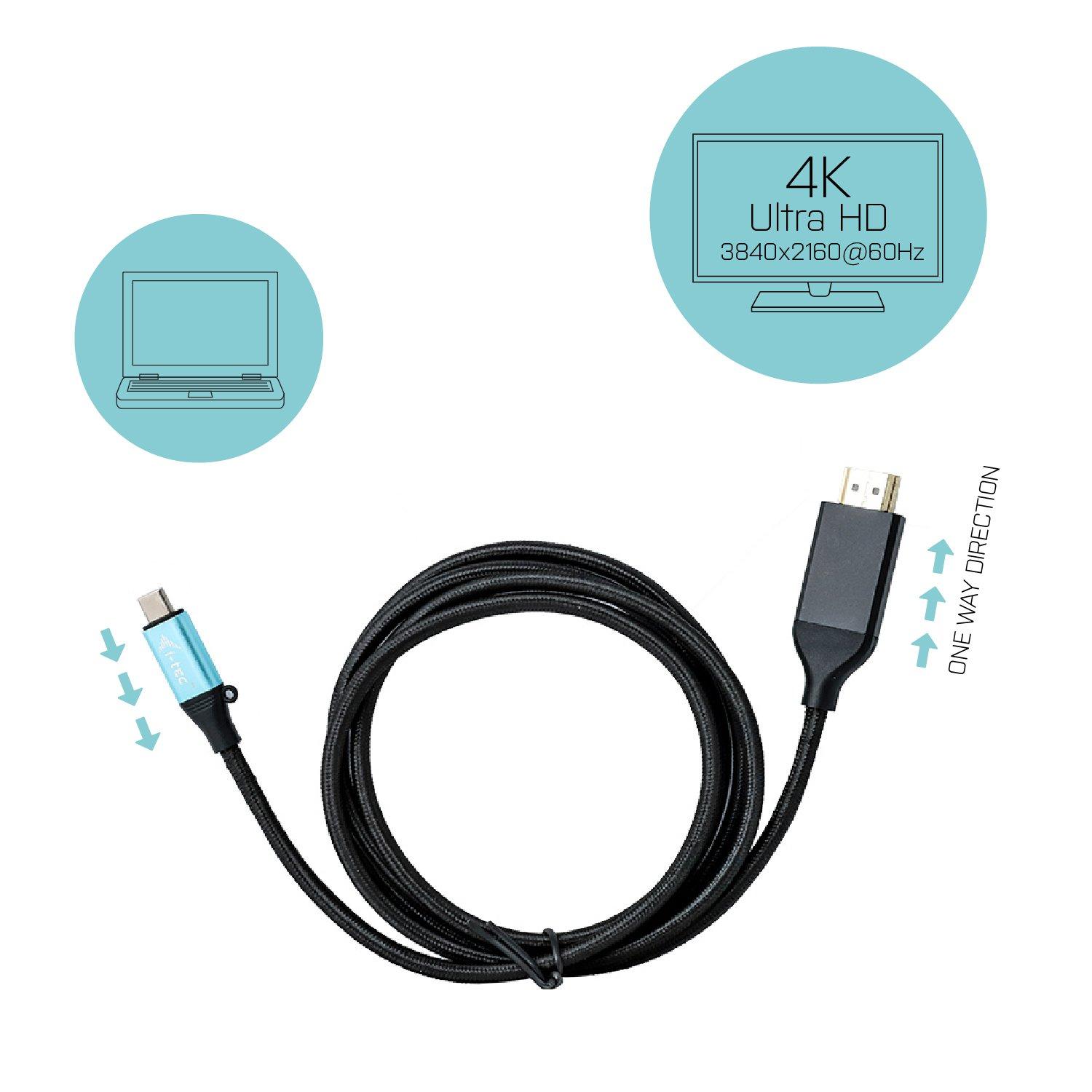 i-tec i-tec USB-C HDMI Cable Adapter 4K / 60 Hz 200cm