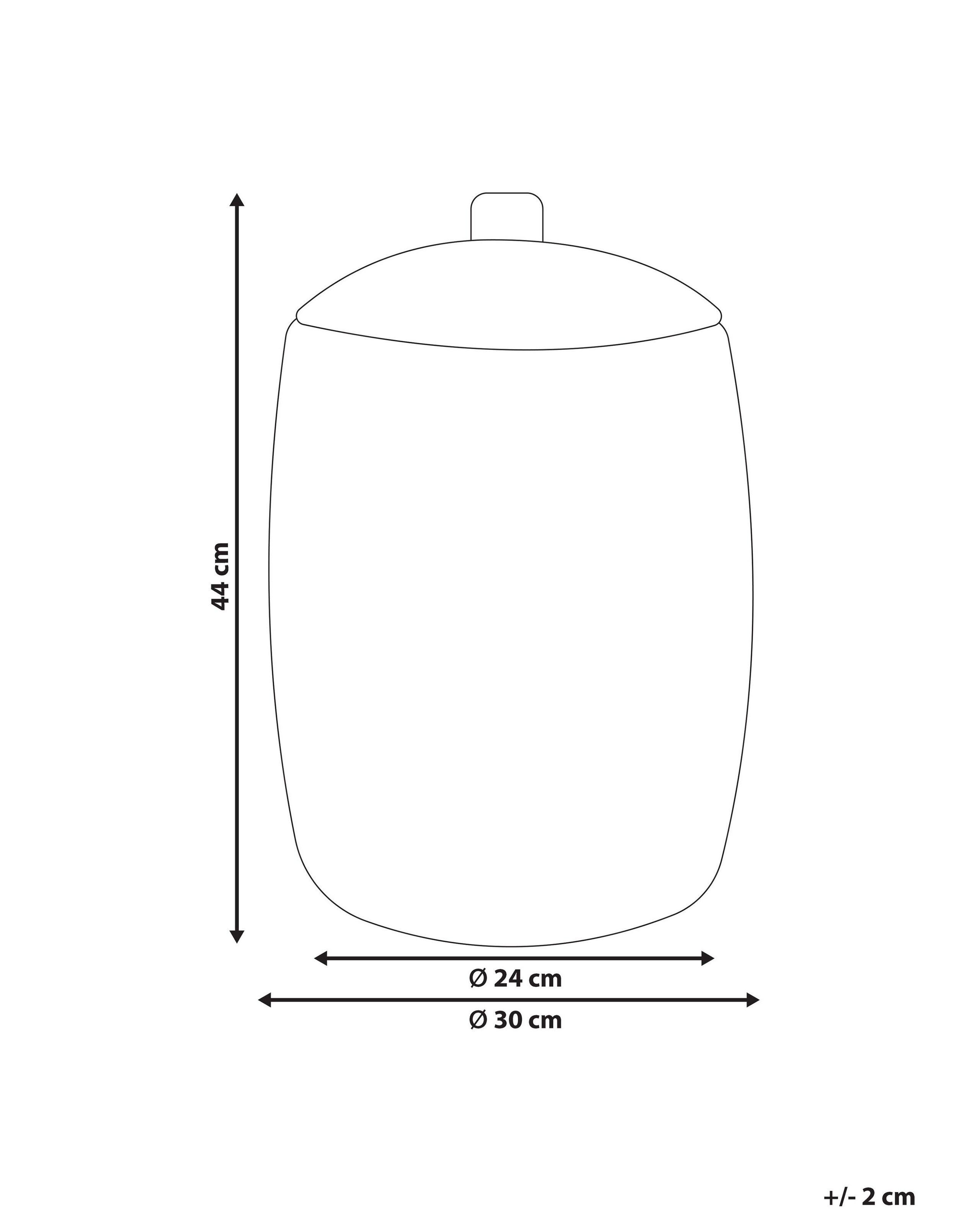 Beliani Korb aus Rattan Boho GADIS