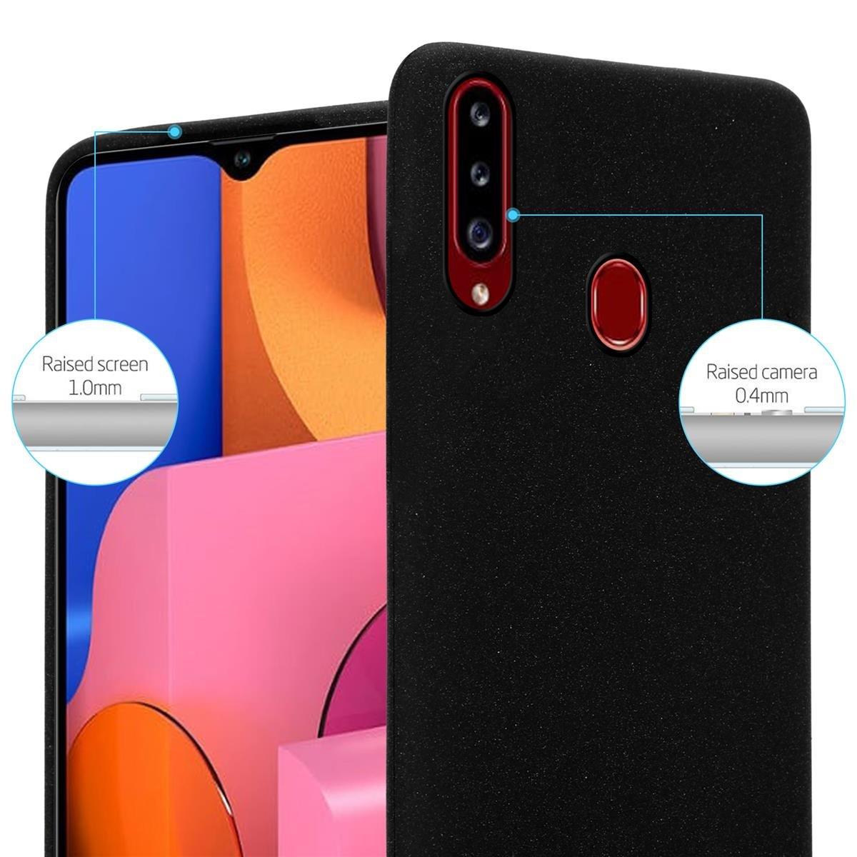 Cadorabo Hülle für Samsung Galaxy A20s TPU Silikon Frosted