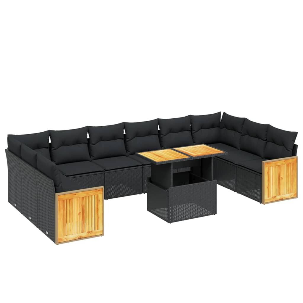 VidaXL Garten sofagarnitur poly-rattan