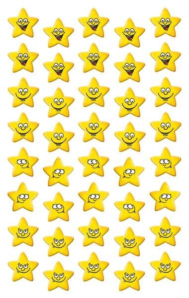 Z-DESIGN Z-DESIGN Sticker Kids 53191 Sterne lachend 3 Stück