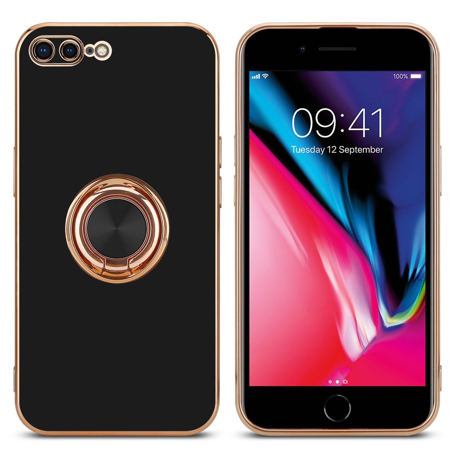Cadorabo Hülle für Apple iPhone 7 PLUS 7S PLUS 8 PLUS mit Ring - Schutzhülle