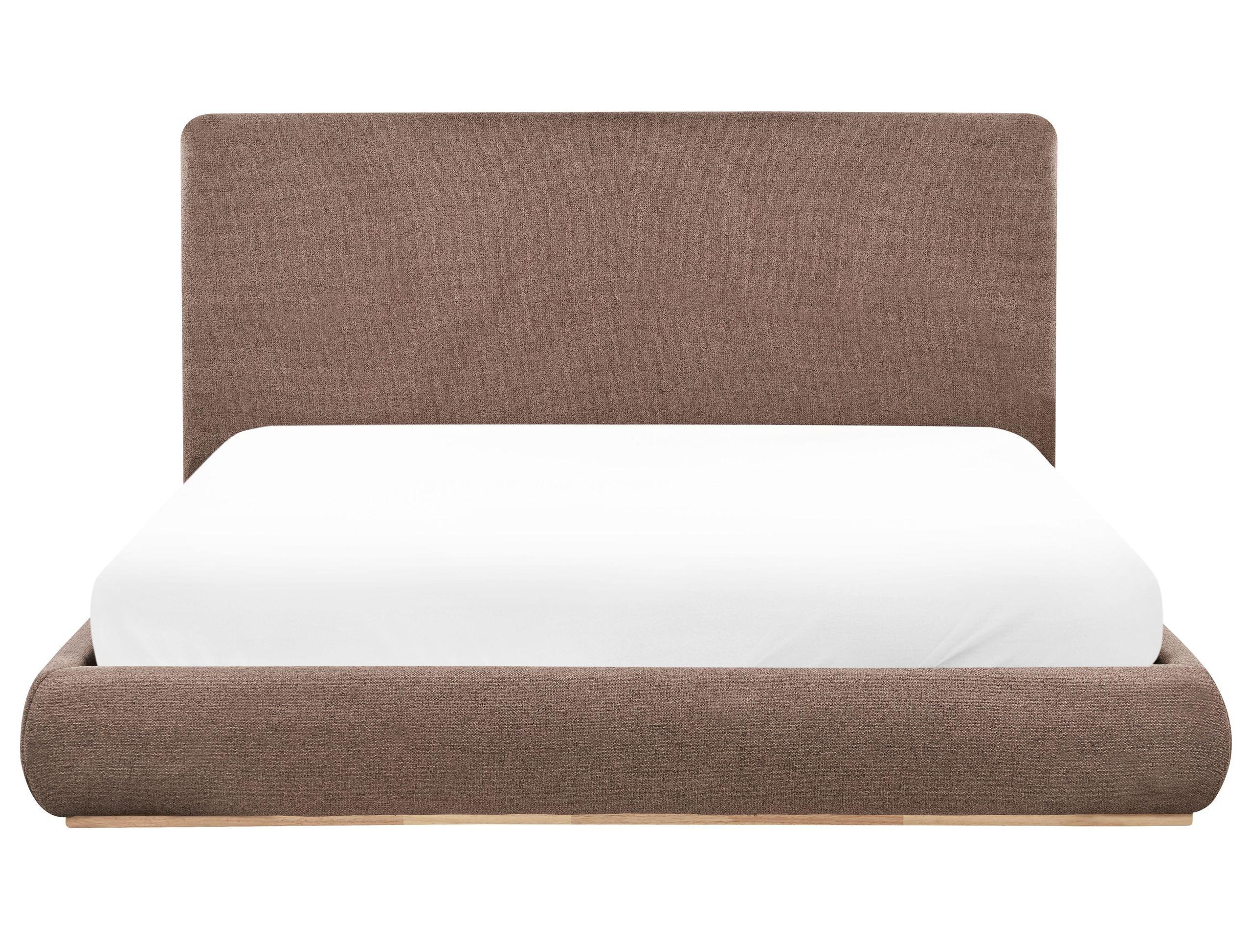 Beliani Bett mit Stauraum aus Polyester Modern CAMPAGNE