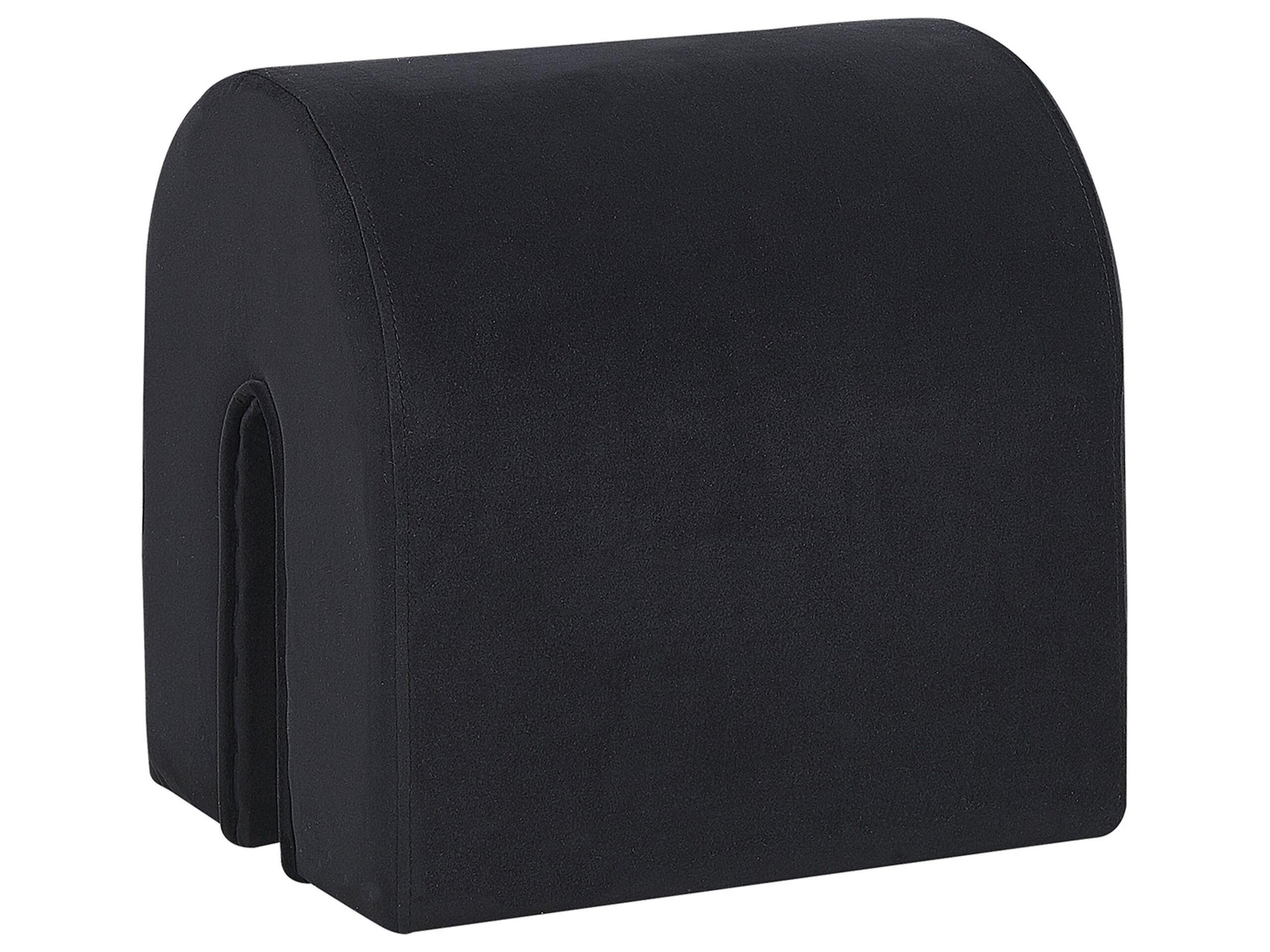 Beliani Pouf aus Samtstoff Modern MODOC