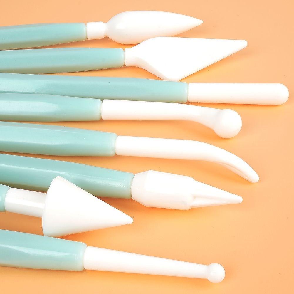 B2X 8 Marzipan-Modellierwerkzeuge: Gestalten Sie detailreiche Torten