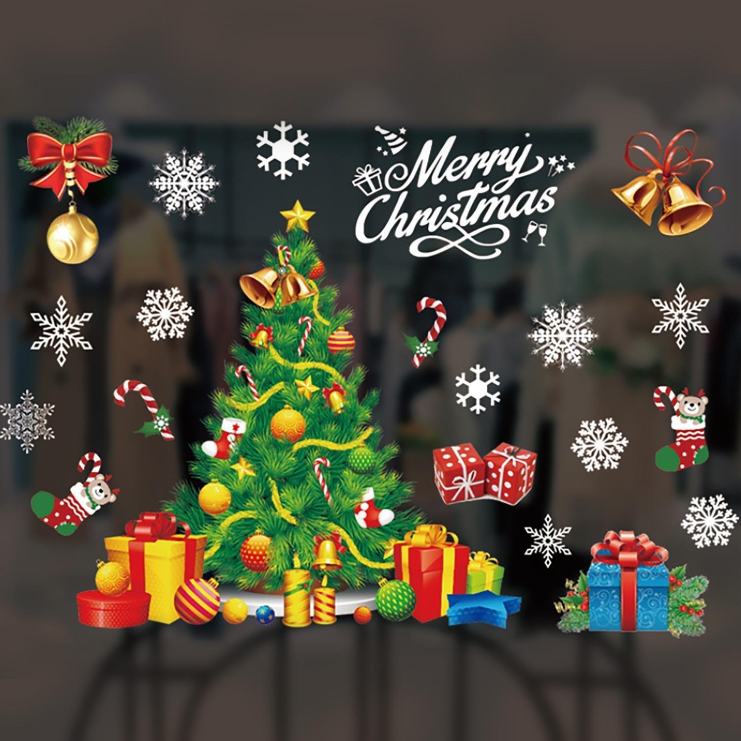 eStore Bogen mit großen Aufklebern - Weihnachten