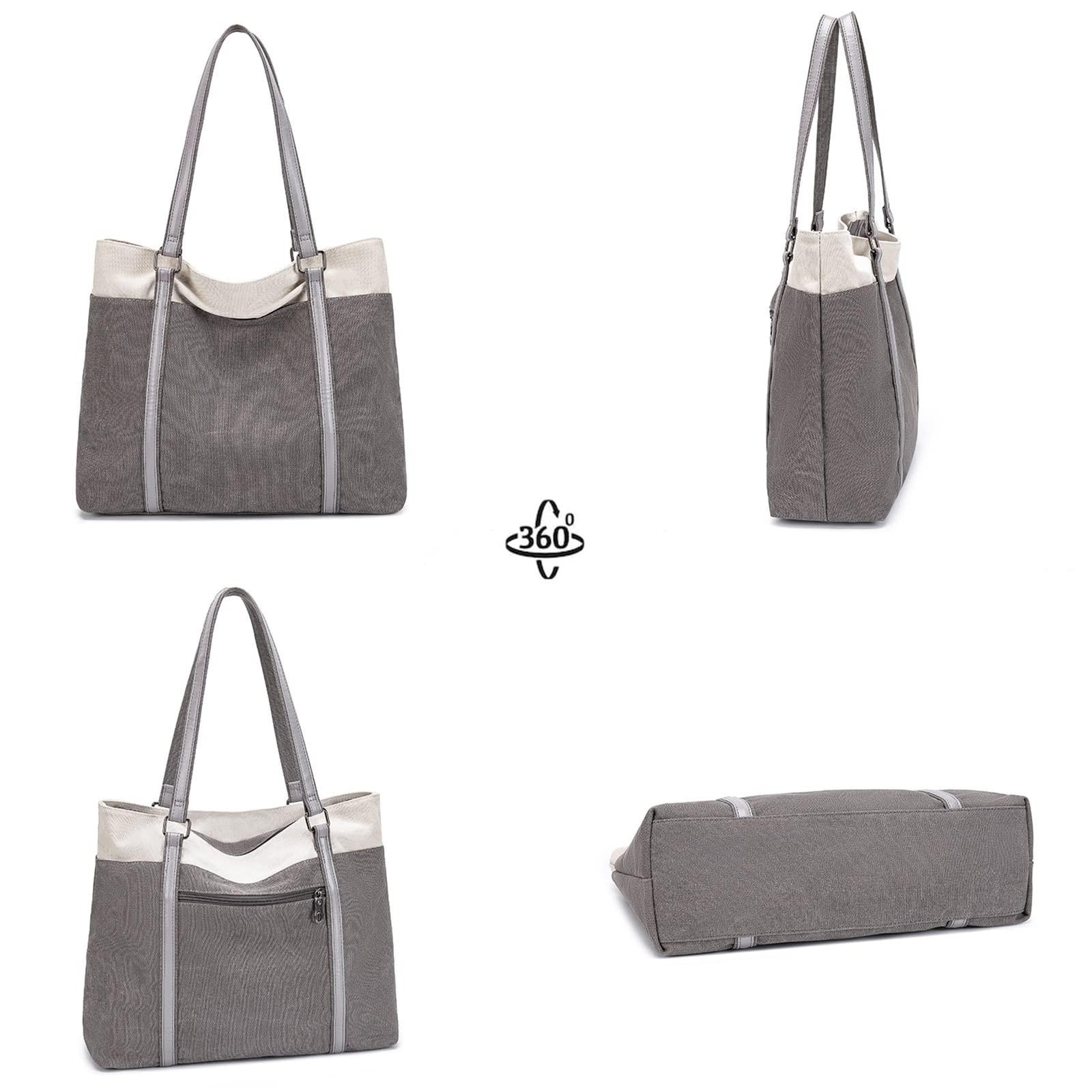 Only-bags.store Handtasche Umhängetasche Canvas Casual Große Tasche Shopper Elegant für Büro Schule Arbeit