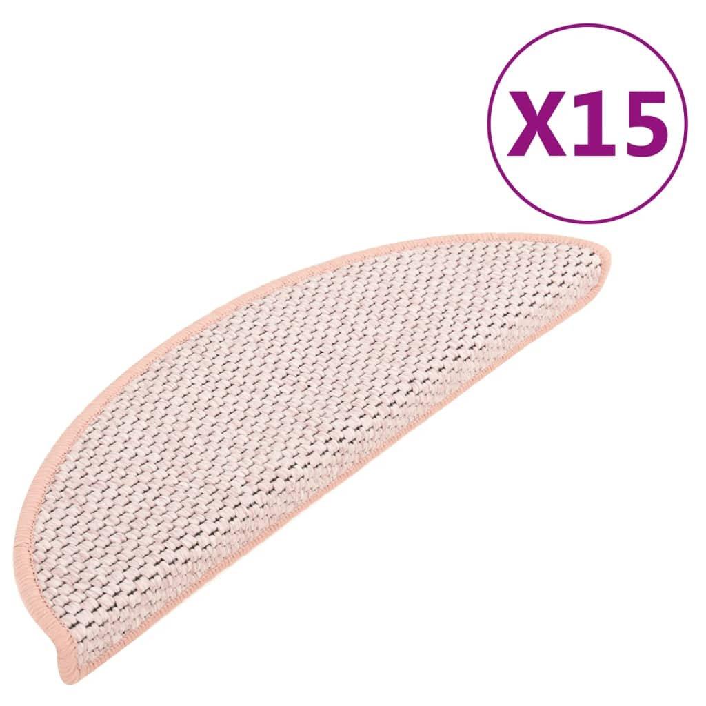 VidaXL Treppenmatten selbstklebend 15 stk. gewebe